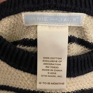Janie and Jack boys sweater